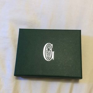 Goyard small empty green box for accessories 5x4 inches